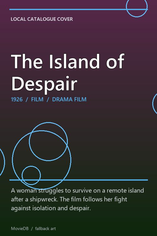 The Island of Despair poster