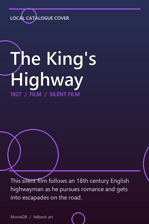 The King's Highway poster