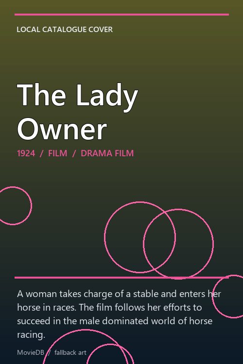 The Lady Owner poster