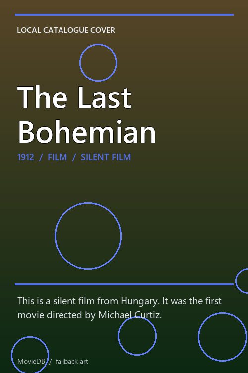 The Last Bohemian poster