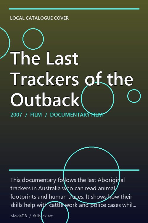 The Last Trackers of the Outback poster