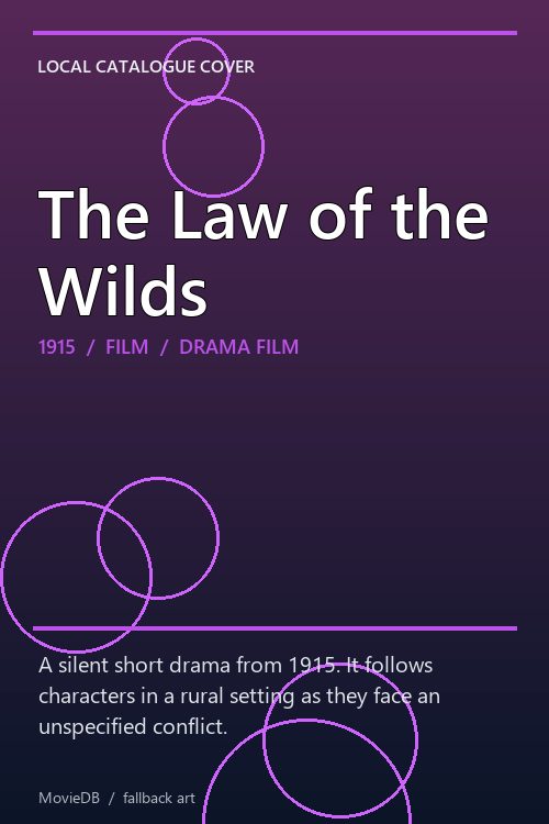 The Law of the Wilds poster