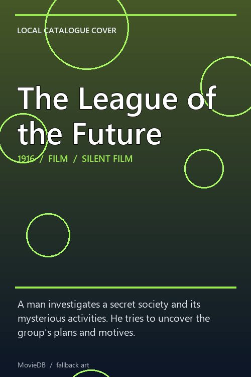 The League of the Future poster