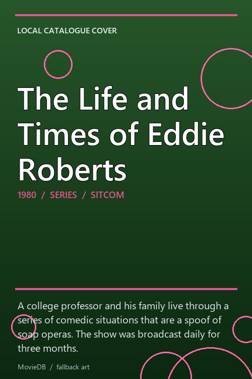 The Life and Times of Eddie Roberts poster