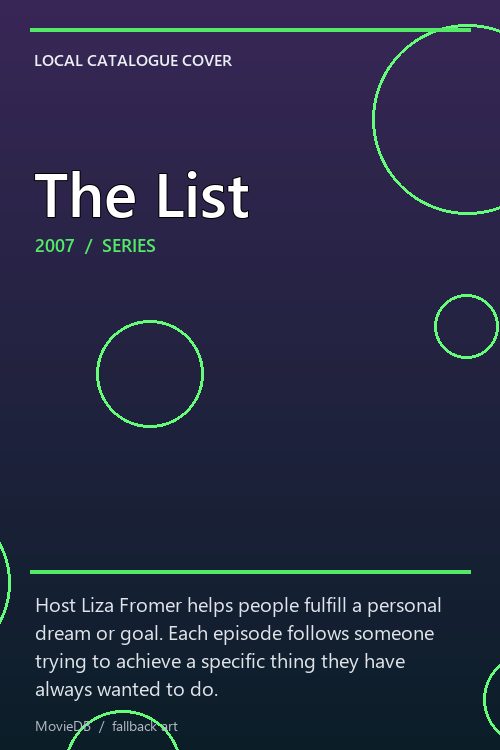 The List poster