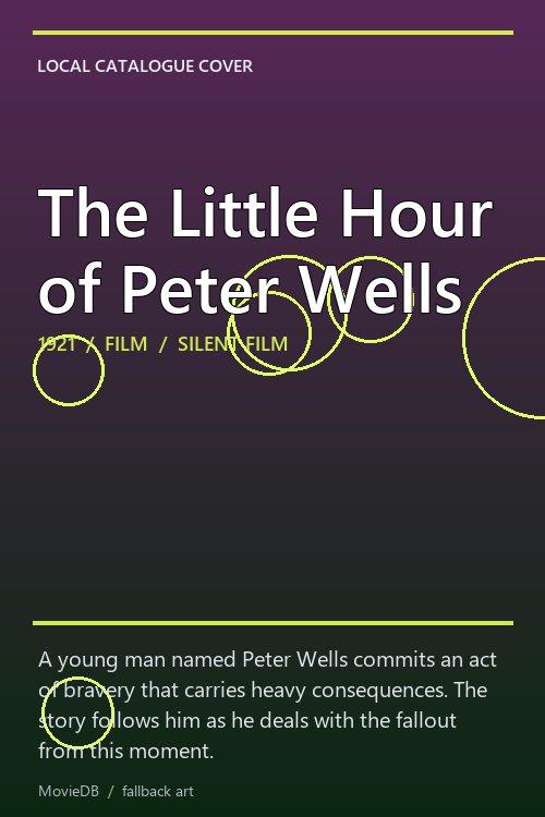 The Little Hour of Peter Wells poster