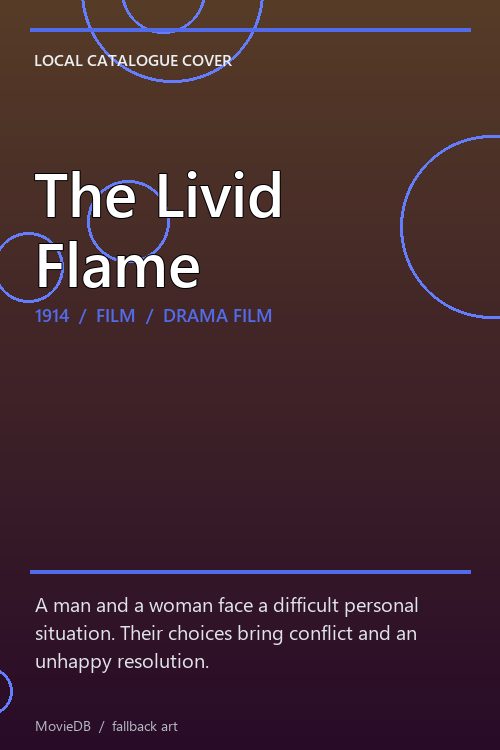 The Livid Flame poster