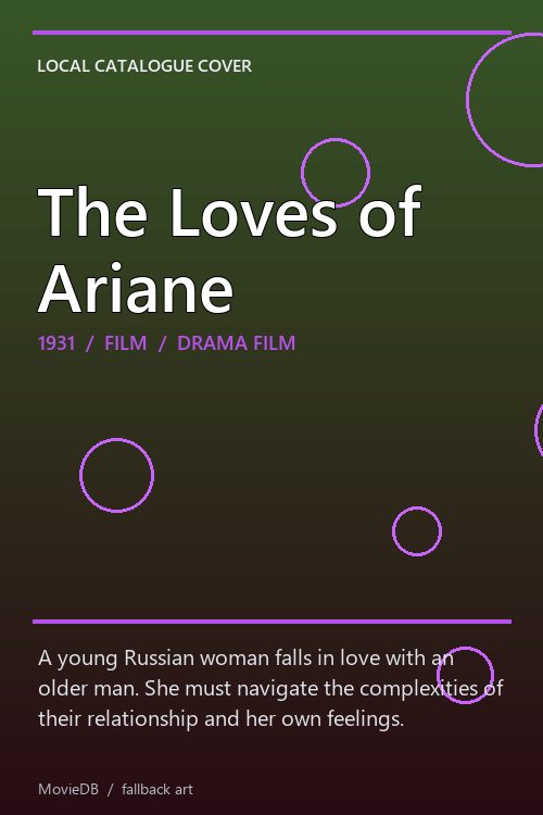 The Loves of Ariane poster