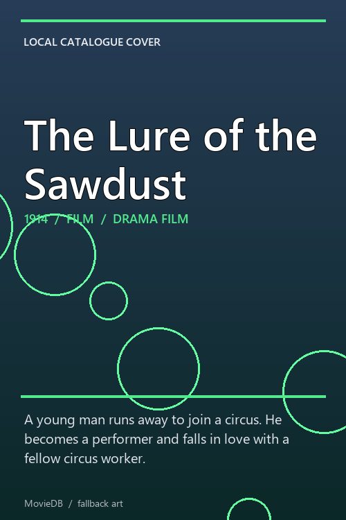 The Lure of the Sawdust poster
