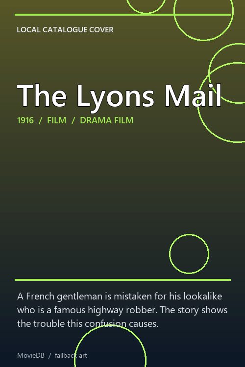 The Lyons Mail poster