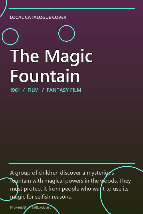 The Magic Fountain poster