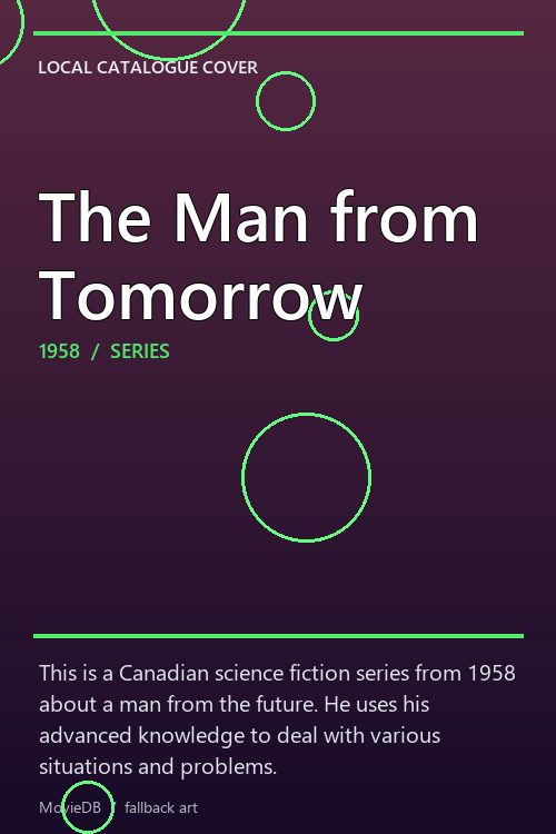 The Man from Tomorrow poster