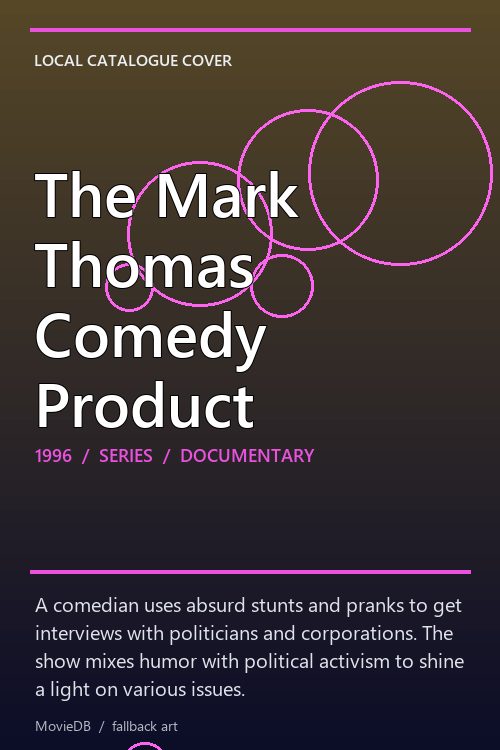 The Mark Thomas Comedy Product poster