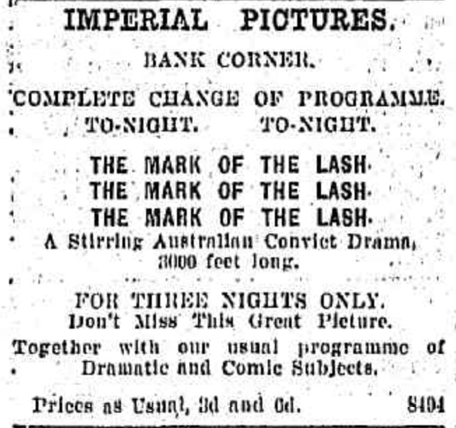 The Mark of the Lash poster