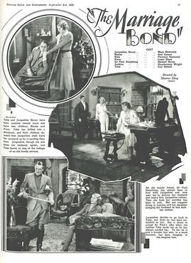 The Marriage Bond poster