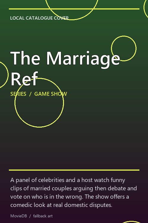 The Marriage Ref poster