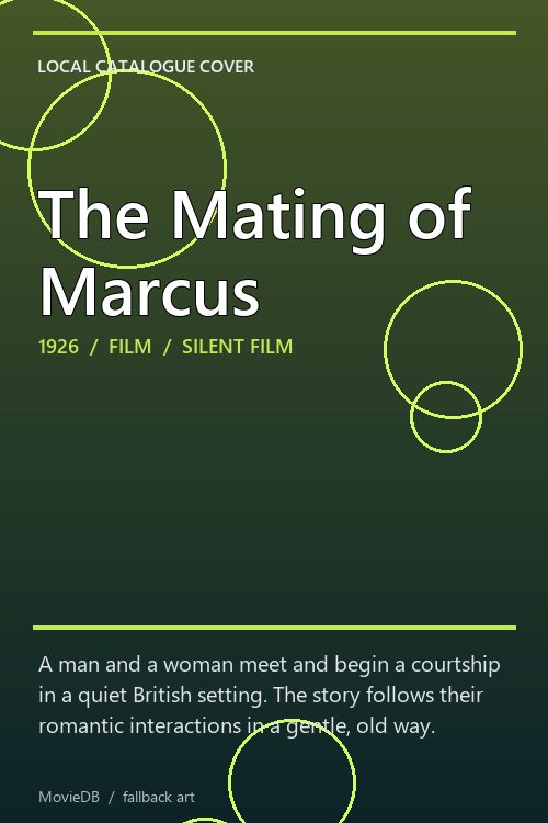 The Mating of Marcus poster