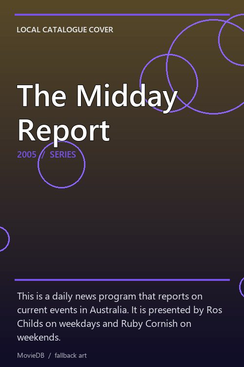 The Midday Report poster