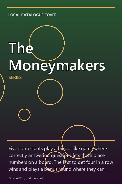 The Moneymakers poster