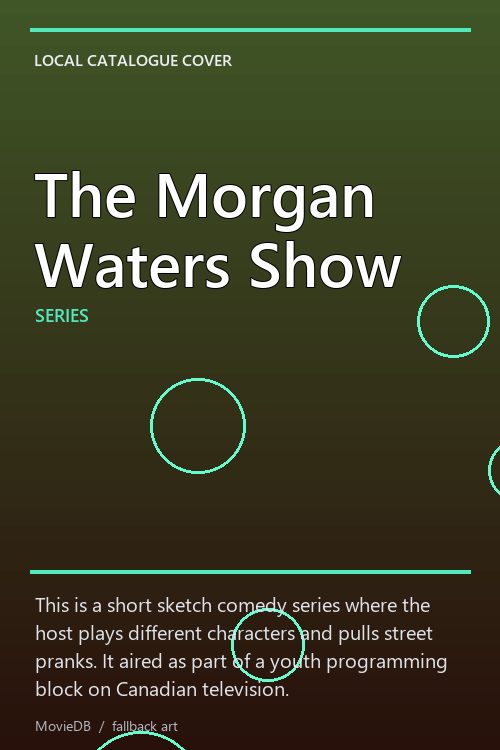 The Morgan Waters Show poster