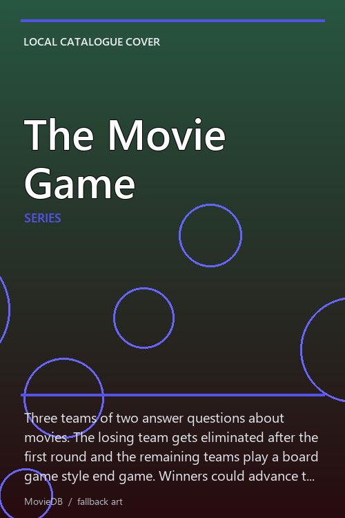 The Movie Game poster