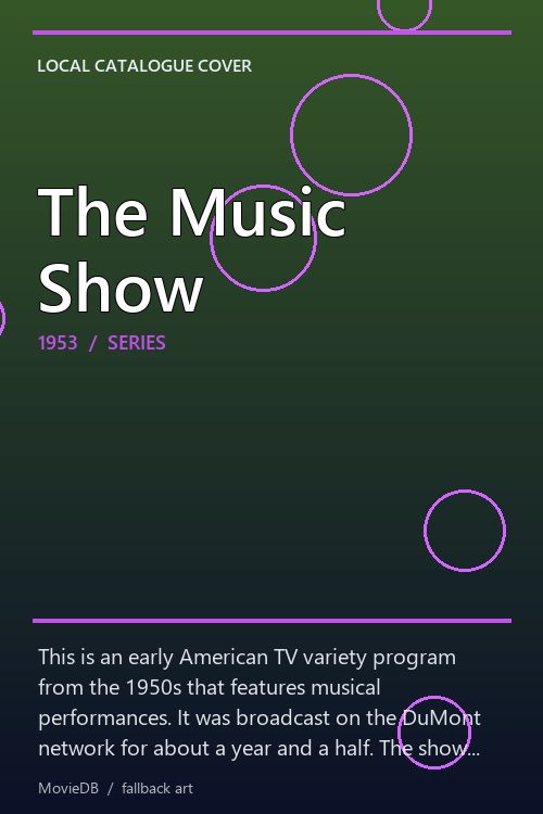 The Music Show poster