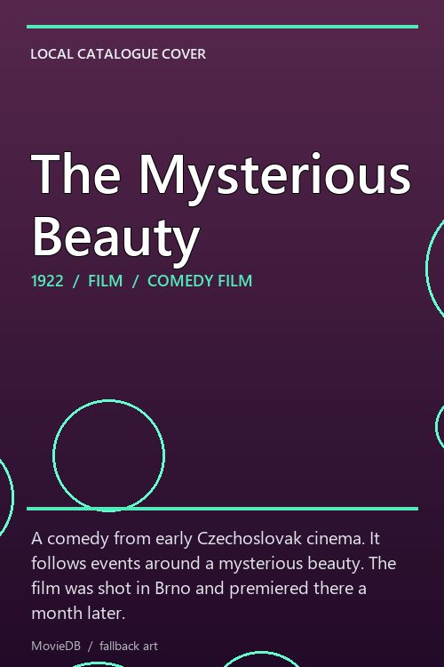 The Mysterious Beauty poster