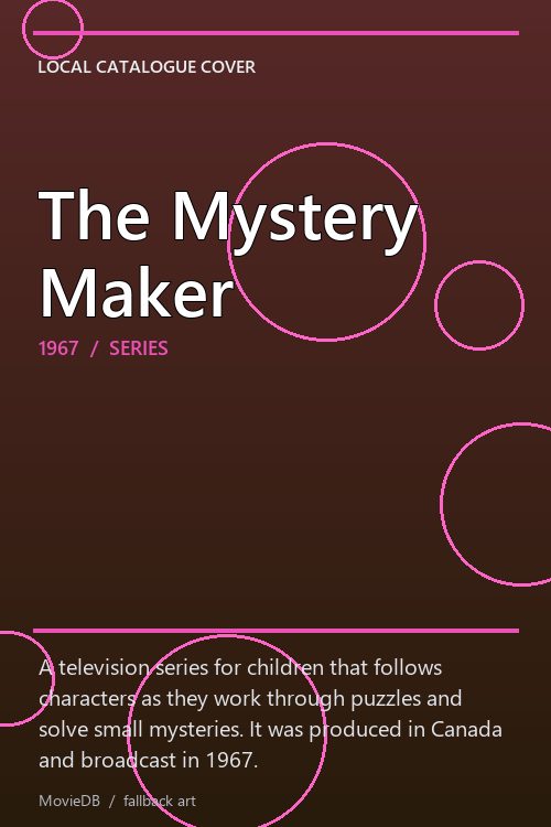 The Mystery Maker poster