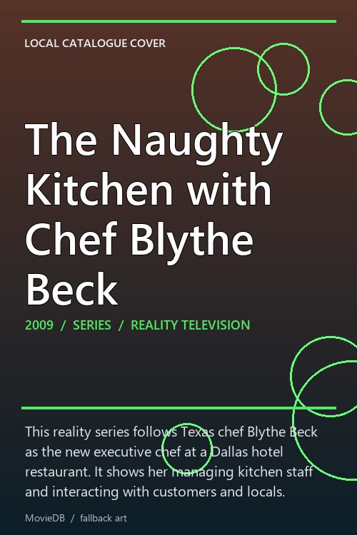 The Naughty Kitchen with Chef Blythe Beck poster