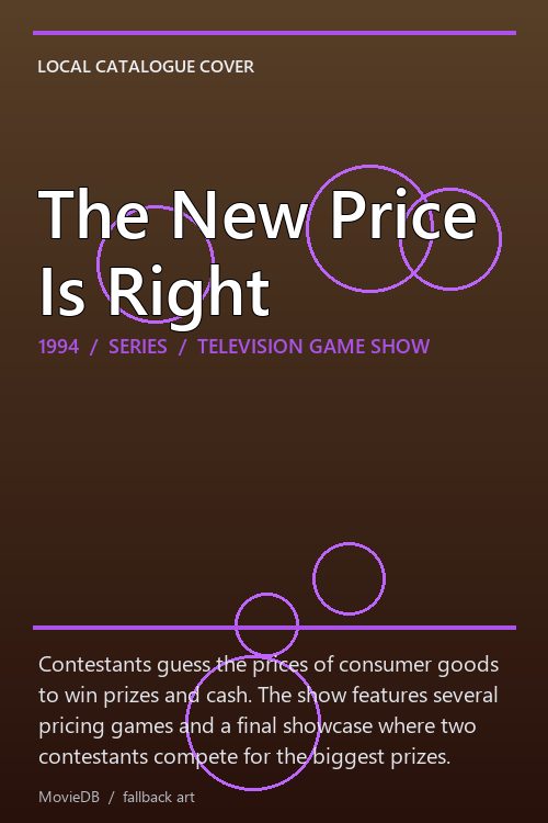 The New Price Is Right poster