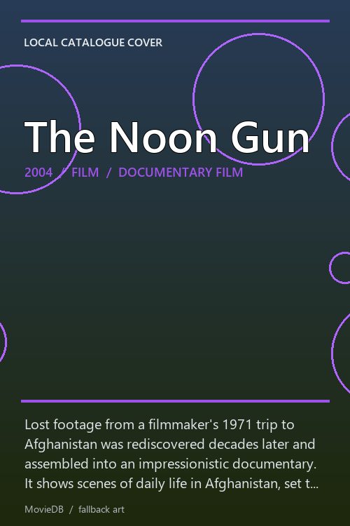 The Noon Gun poster