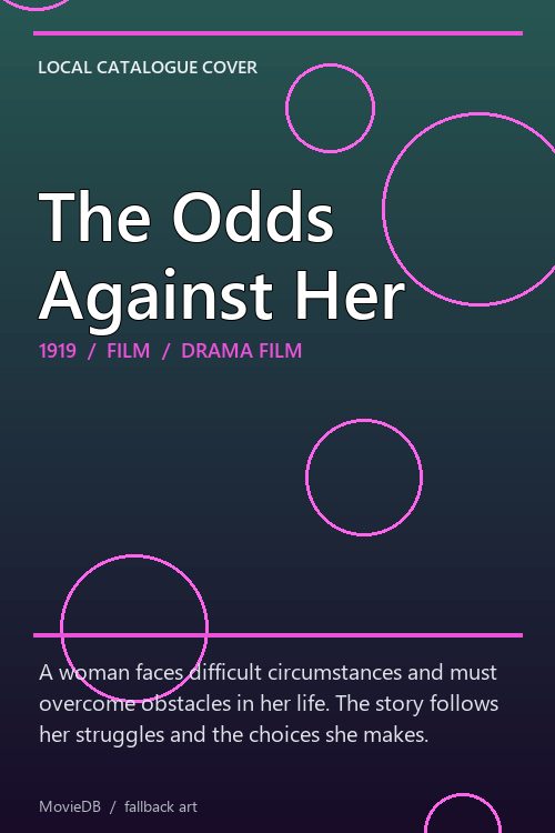 The Odds Against Her poster
