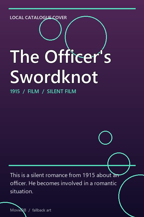 The Officer's Swordknot poster