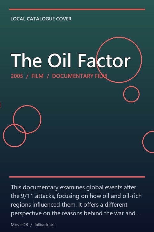 The Oil Factor poster