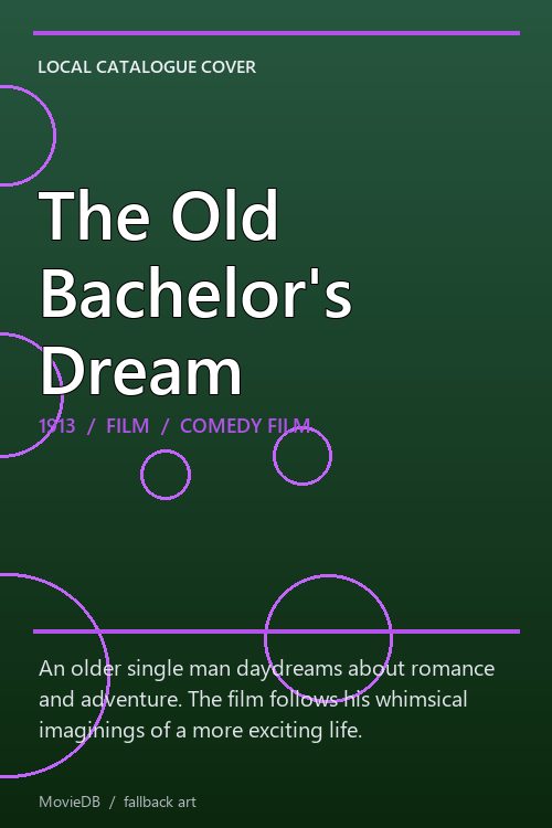 The Old Bachelor's Dream poster