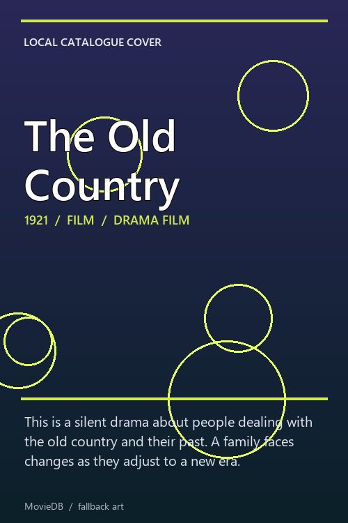 The Old Country poster