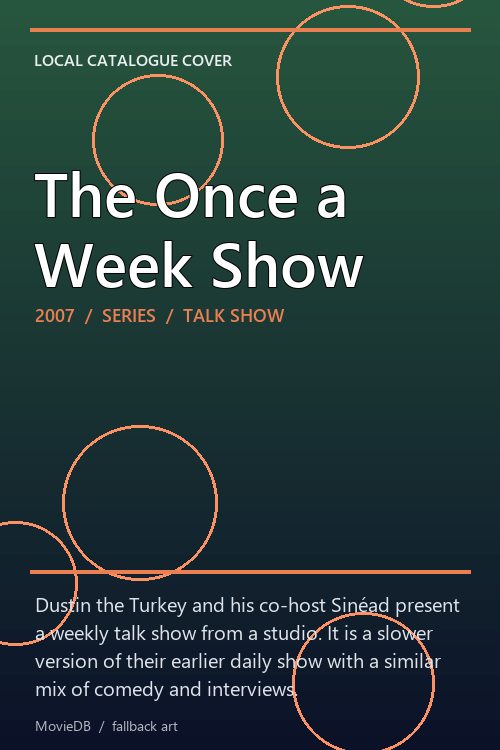 The Once a Week Show poster