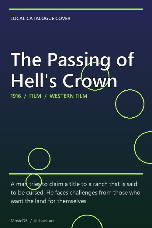The Passing of Hell's Crown poster