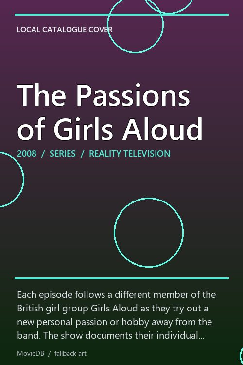 The Passions of Girls Aloud poster