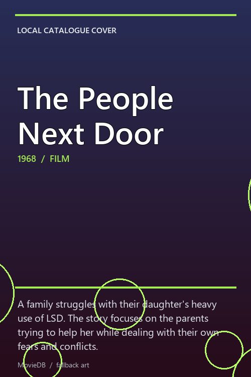 The People Next Door poster