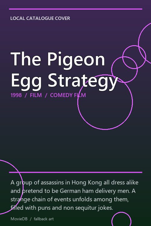 The Pigeon Egg Strategy poster