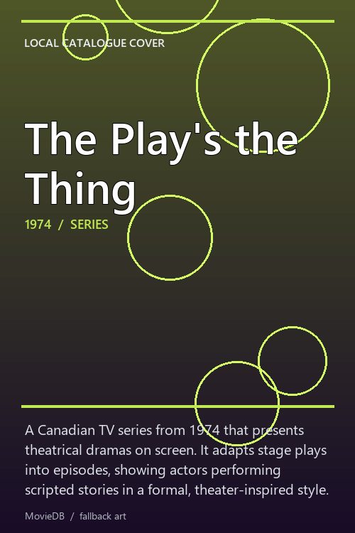 The Play's the Thing poster