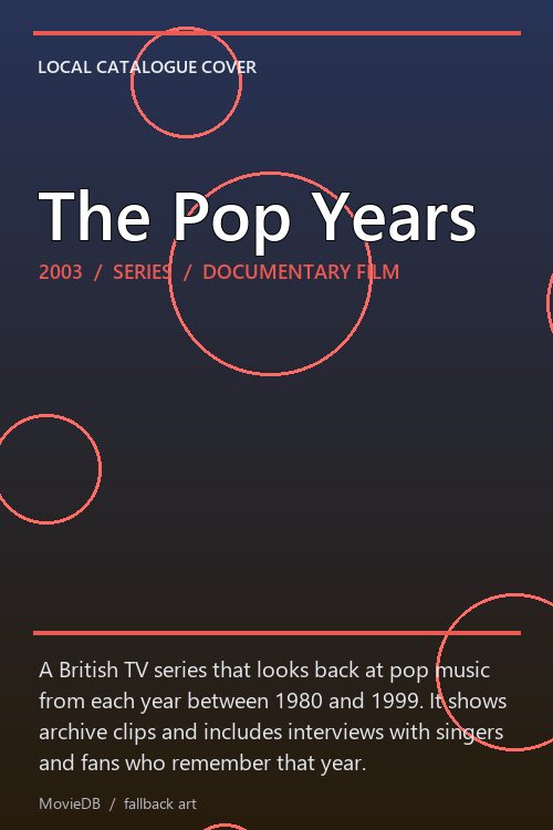 The Pop Years poster