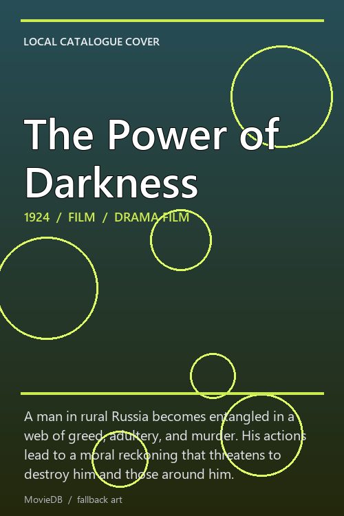 The Power of Darkness poster