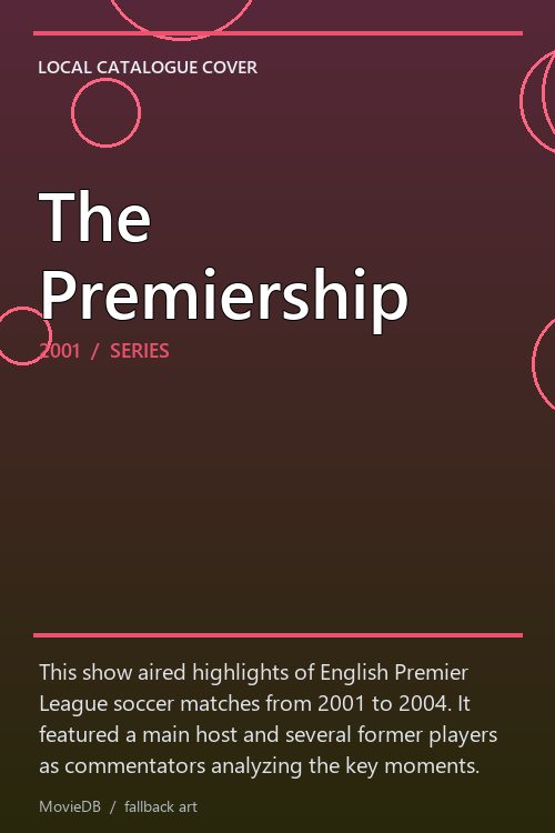 The Premiership poster