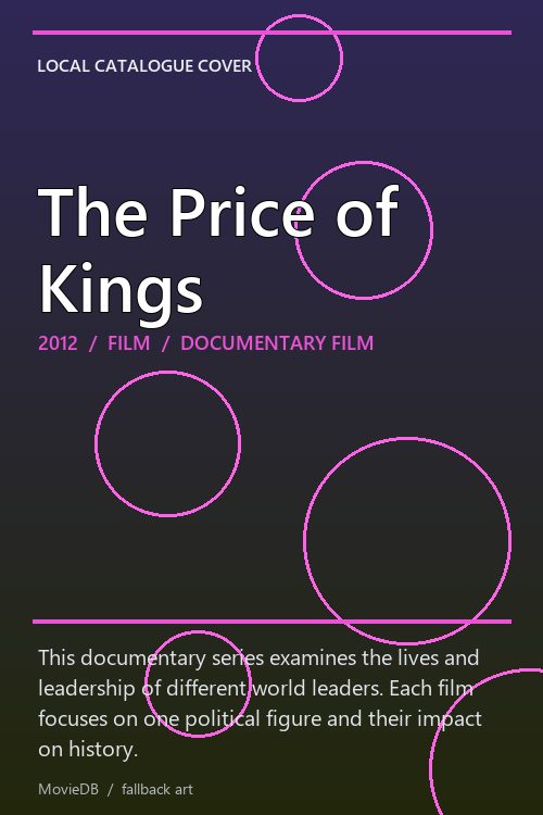 The Price of Kings poster