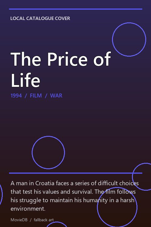 The Price of Life poster
