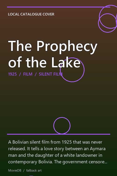 The Prophecy of the Lake poster