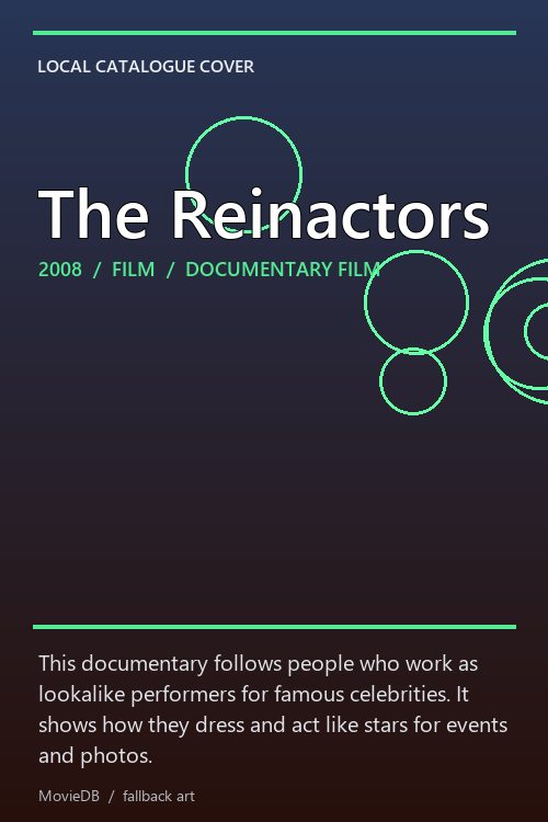 The Reinactors poster