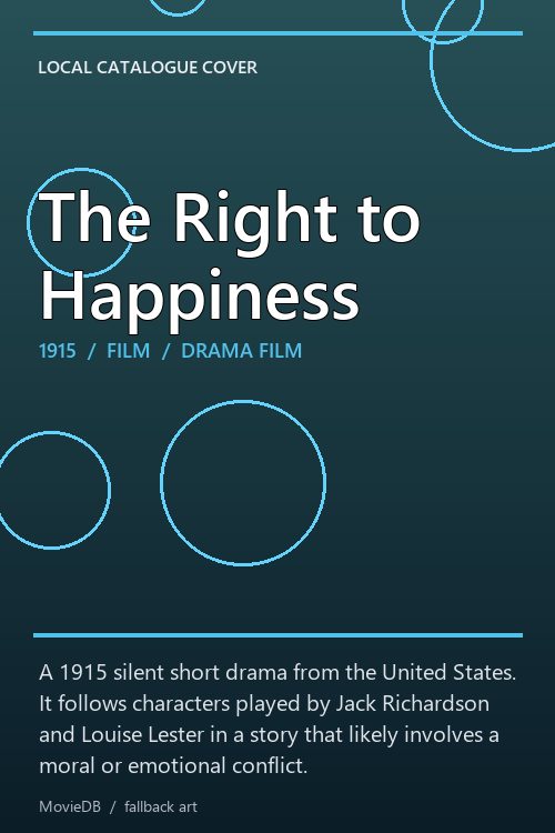 The Right to Happiness poster